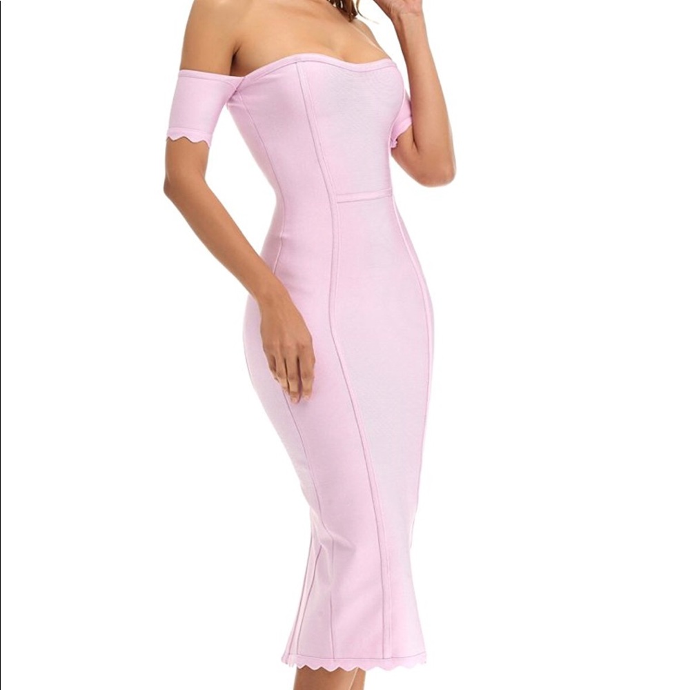 Pink/lilac beautiful dress size s/m - Picture 2 of 4